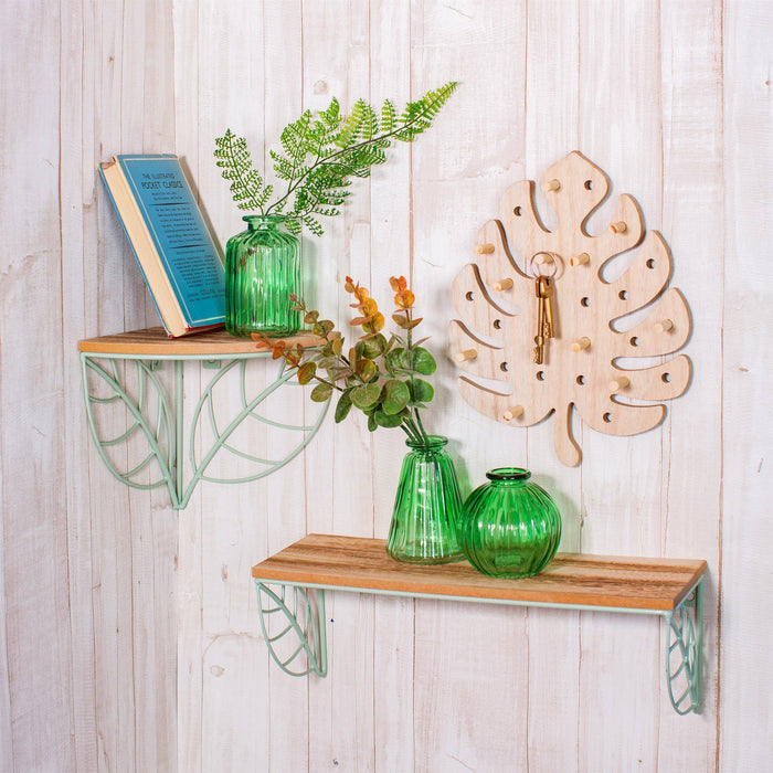 Sass & Belle Green Glass Bud Vases - Set Of 3