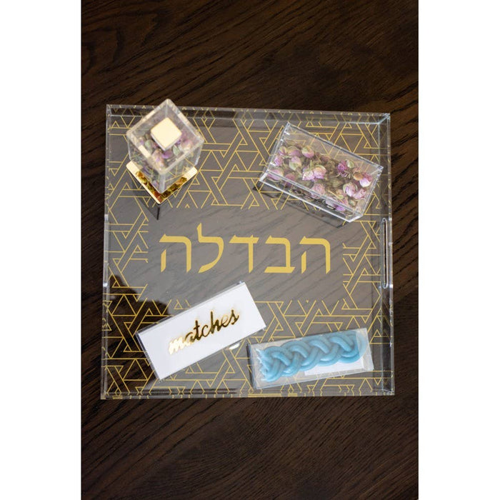 Acrylic Havdallah tray 30x30x4cm