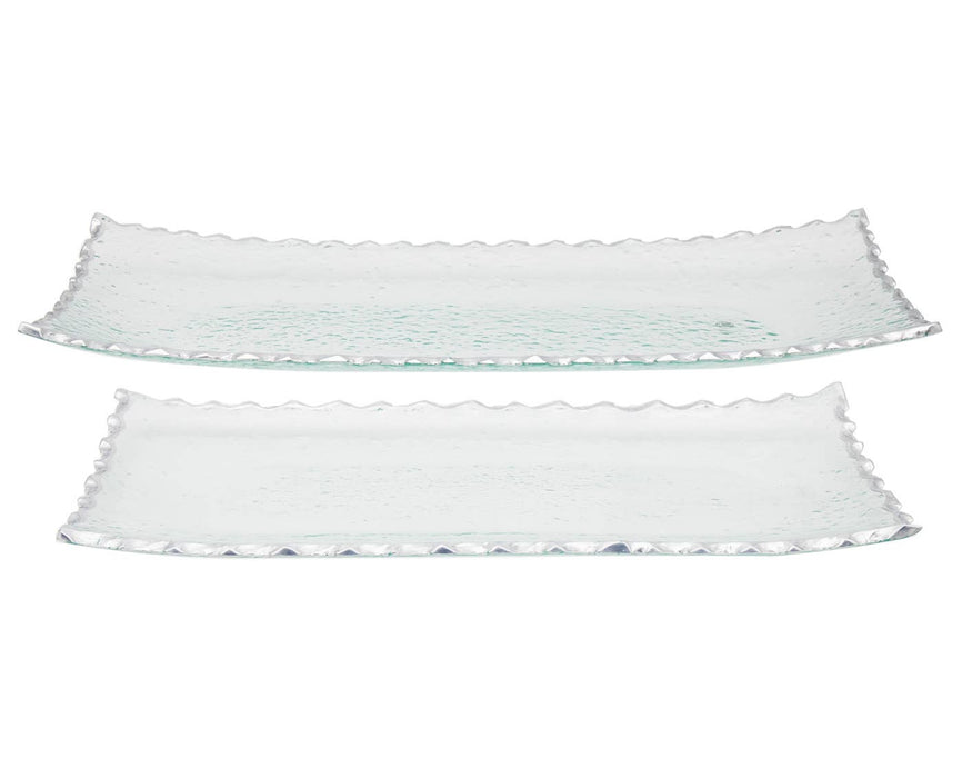 Godinger Gamma Tray Silver Edge