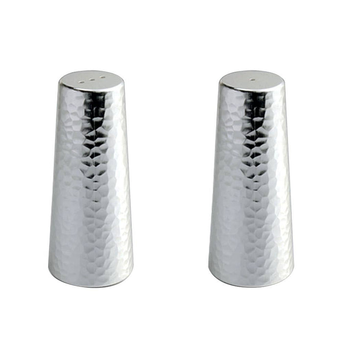Aulica Hammered Silver Salt and Pepper Shakers