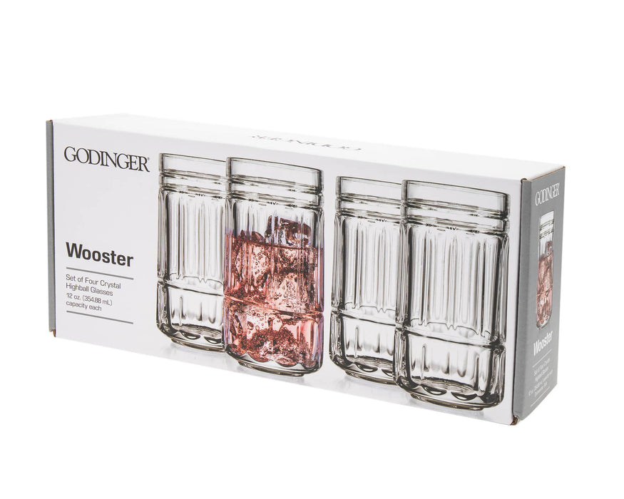 Godinger Wooster Hiball S/4 12oz