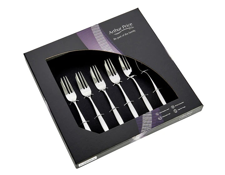 Arthur Price Classics Willow Set of 6 Party Forks
