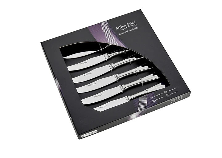 Arthur Price Classics Rattail Box of 6 Steak knives