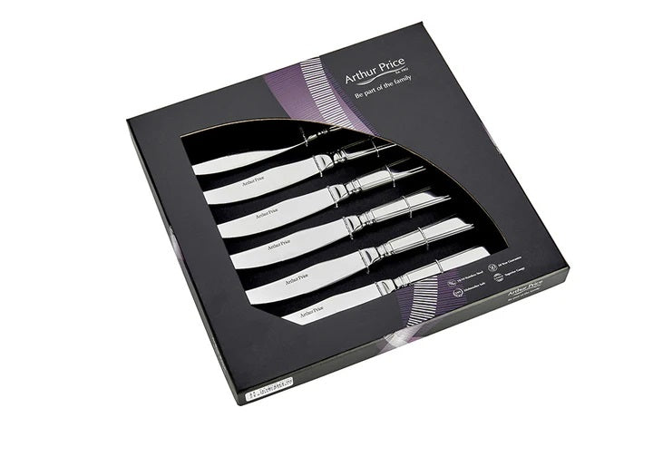 Arthur Price Classics Grecian Box of 6 Steak knives