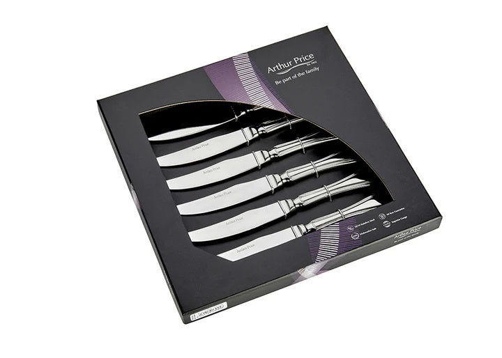 Arthur Price Classics Britannia Box of 6 Steak Knives