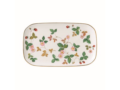 Wedgwood Wild Strawberry Sandwich Tray - La Belle Table - 40001789