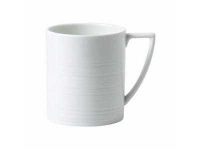 Wedgwood Jasper Conran White Strata Mug Medium  Set of 4 - La Belle Table - 40021038