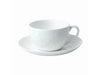 Wedgwood Wild Strawberry White Teacup & Saucer - La Belle Table - 40029579