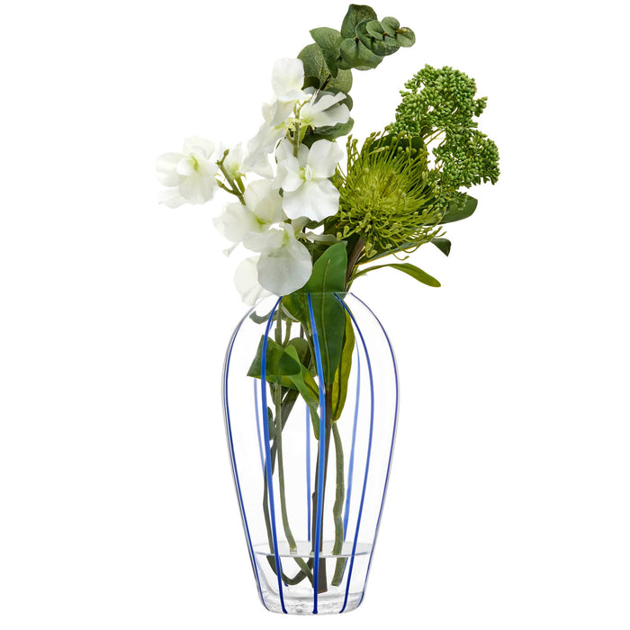 ASD Linea Blue Glass Vase - Decorative Vase