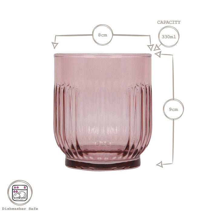 Tokyo Whiskey Glass Full Colour Set of 6