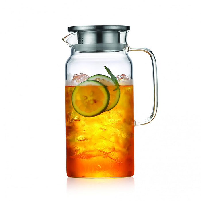 Aulica Glass Water Jug With Lid - La Belle Table - 806901