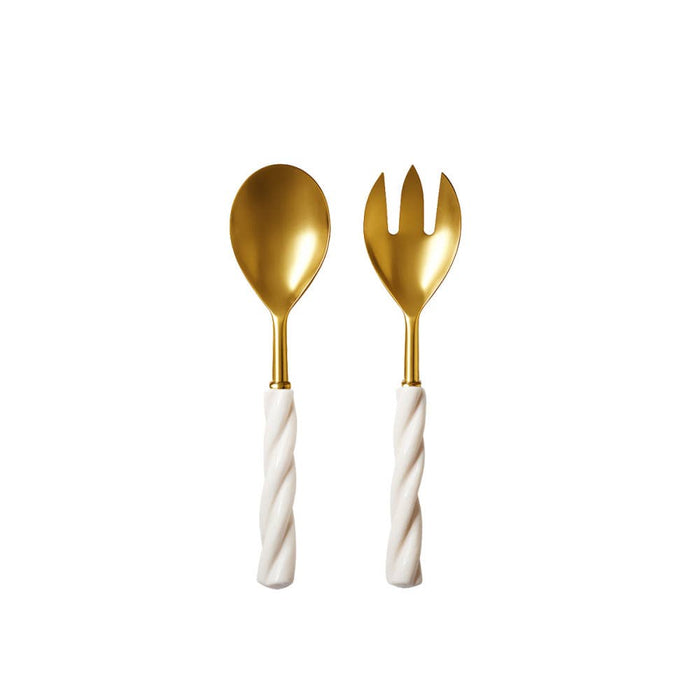 Aulica Twisted Salad Servers