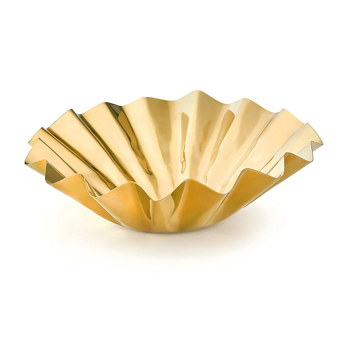 Godinger Cerro Gold Round Serving Bowl
