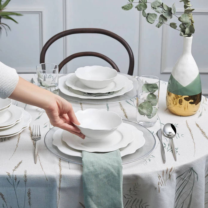 Karaca Daisy 12 Piece Bone China Dinner Set for 4 People
