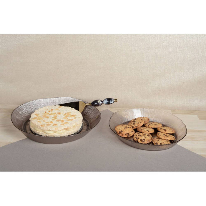 Aulica Metallic Sand Flat bowl