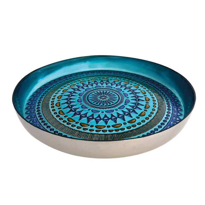 Aulica Coachella Blue Tray 34.5x34.5x4.5cm