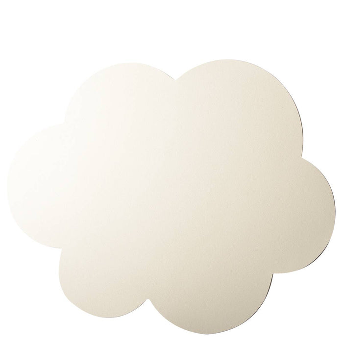 Aulica Cloud White Faux Leather Placemats