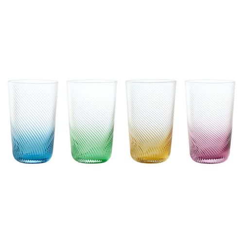 ASD Swirl Hiball Tumblers Set Of 4 - La Belle Table - ASD10006