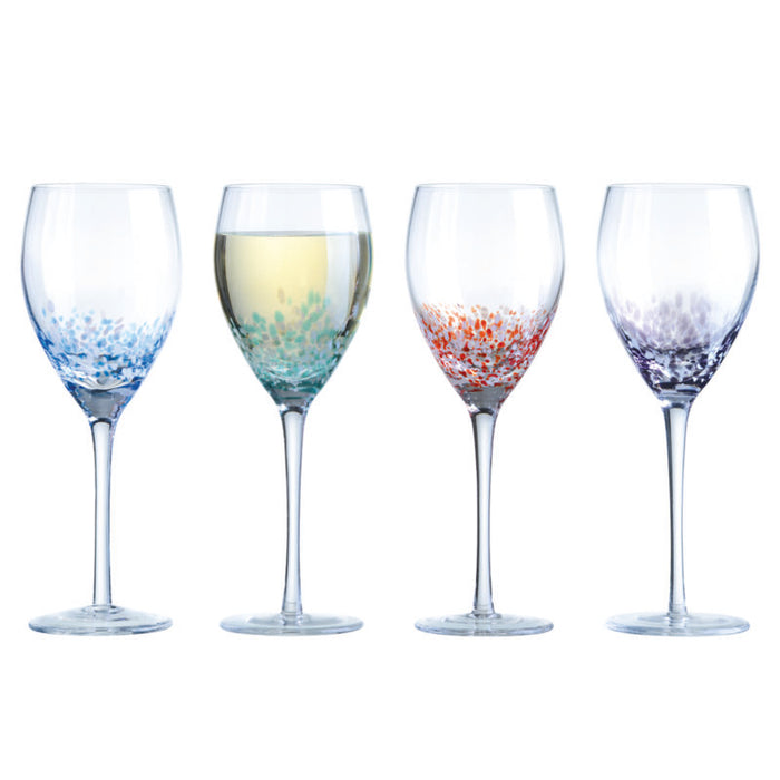 ASD Speckle Wine Glasses Set of 4
