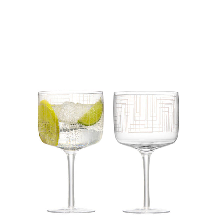 ASD Maze Gin Glasses, Set of 2