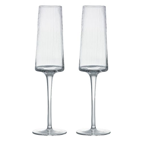 ASD Empire Champange Glasses Set Of 2 - La Belle Table - ASD10344