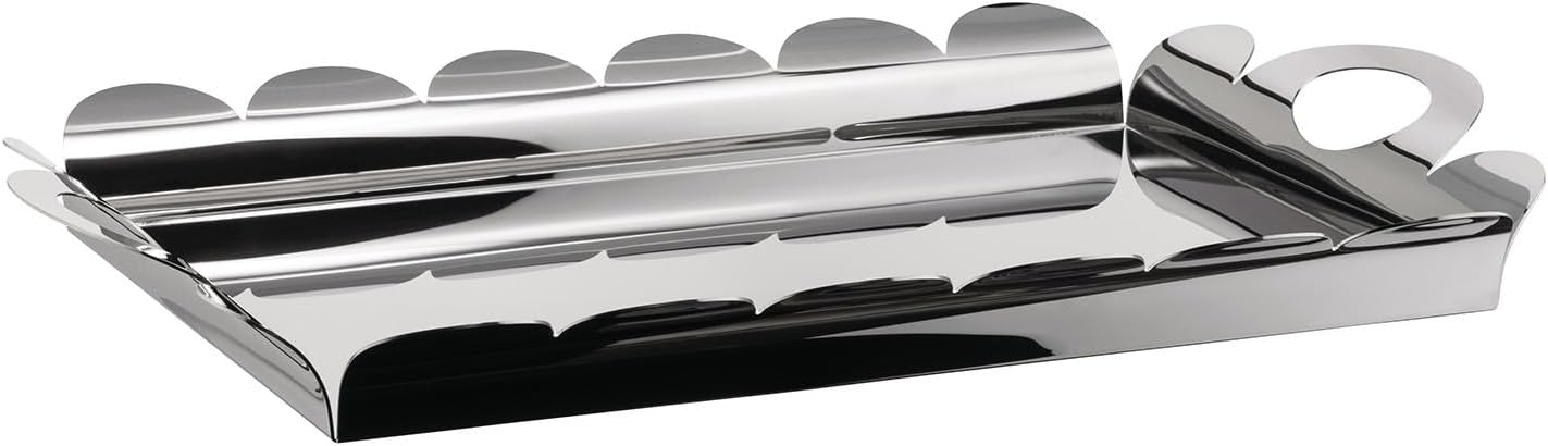 Alessi Recinto Rectangular Tray with handles