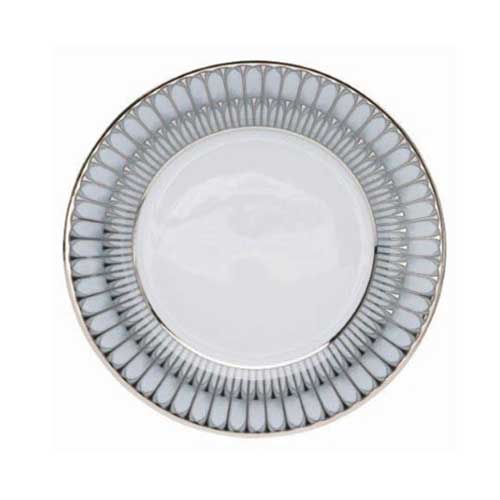 Deshoulieres Arcades Grey Platinum Salad Plate - La Belle Table - DES001-2