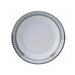 Deshoulieres Arcades Grey Platinum Soup Plate - La Belle Table - DES001-3