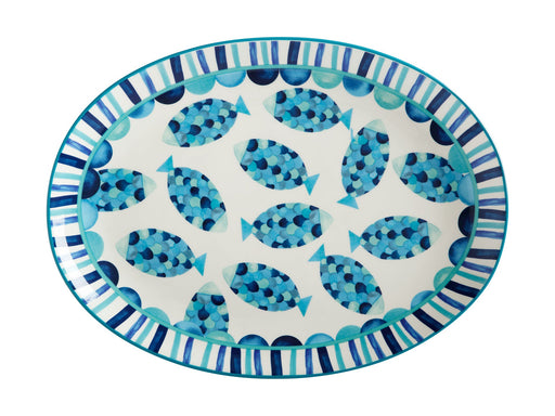 Maxwell and Williams Reef Ceramic Oval Serving Platter - La Belle Table - DR0290