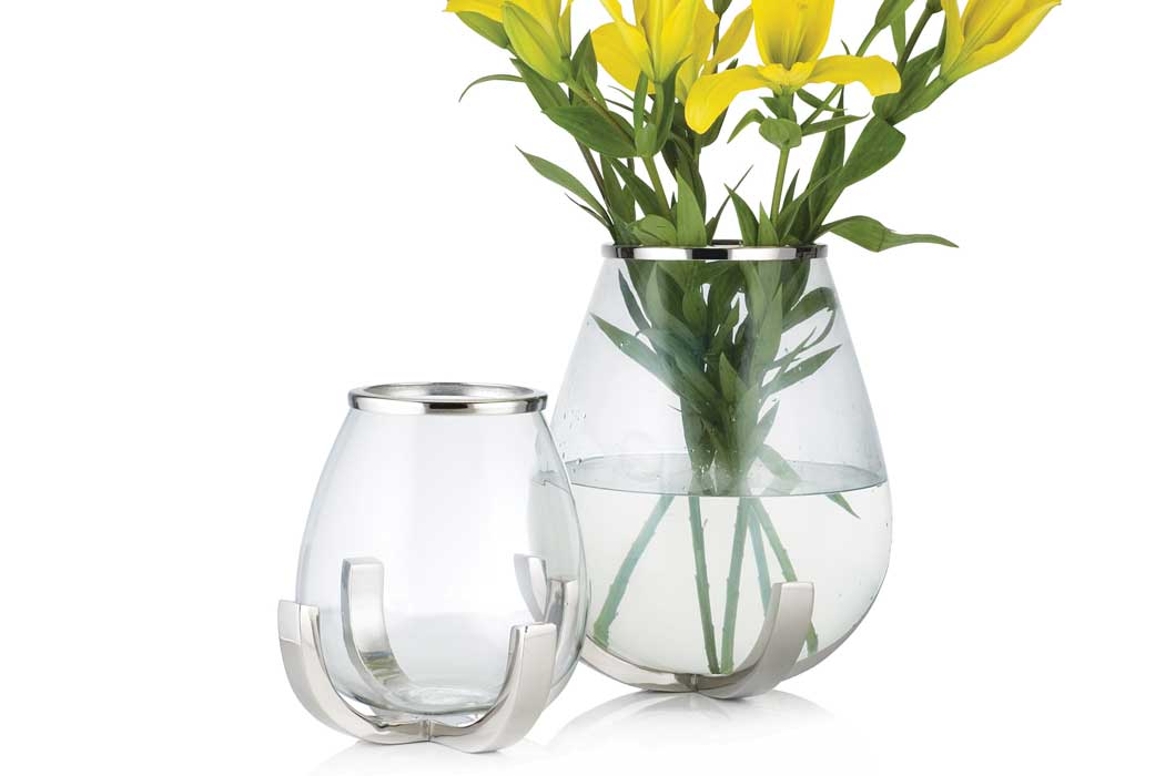 Edge Company Oval Cradle Vase Large
