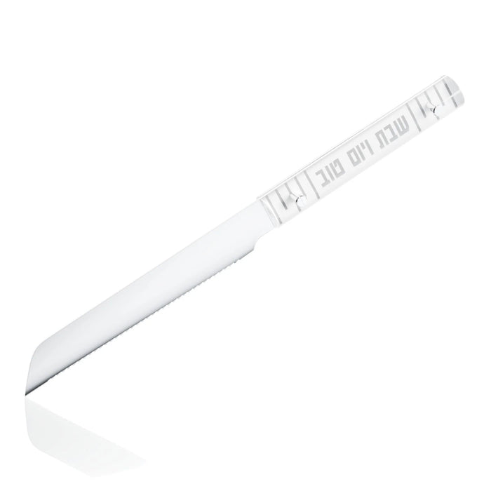 Feldart Linear Challah Knife Silver