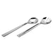 Godinger Polished Stainless Steel Hammered Salad Servers - La Belle Table - GDNG033