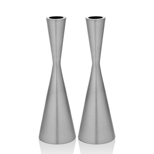 Godinger Set of 2 Hourglass Candlesticks - La Belle Table - GDNG039