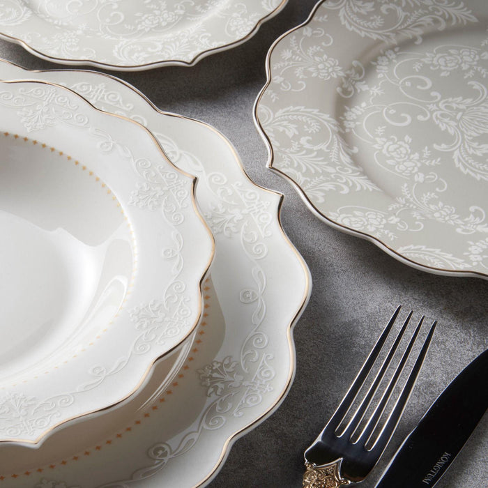 Konigtum BU 24pc Bone China Dinner Set