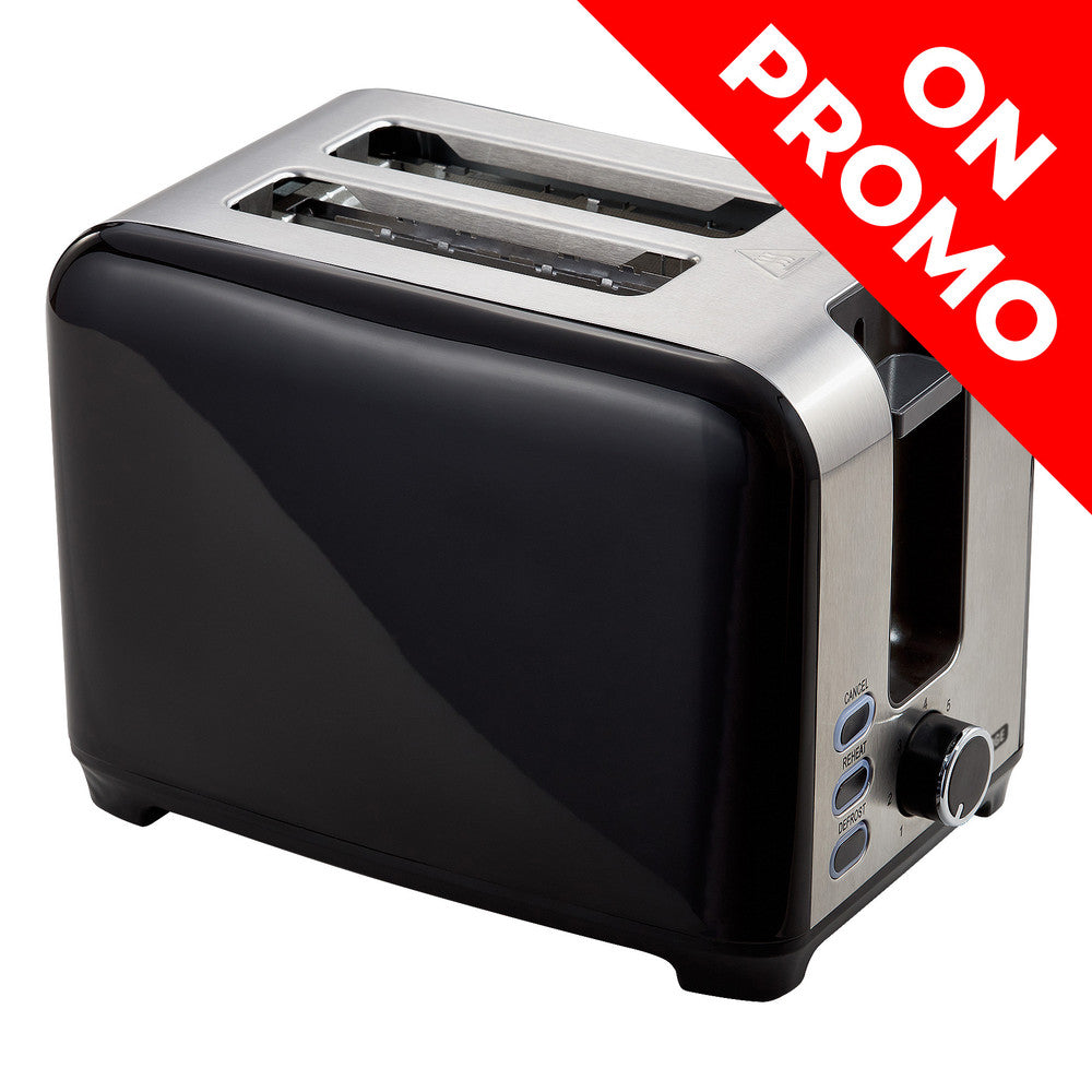Judge Electricals, 2 Slice Toaster, Black — La Belle Table