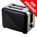 Judge Electricals, 2 Slice Toaster, Black - La Belle Table - JEA101