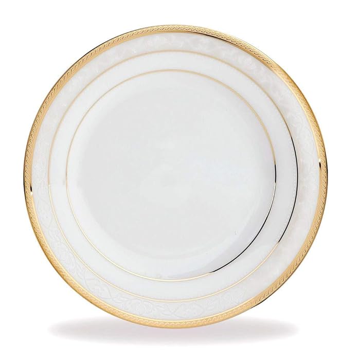 Noritake Hampshire Gold Dinner Plate - La Belle Table - 4335L/91320