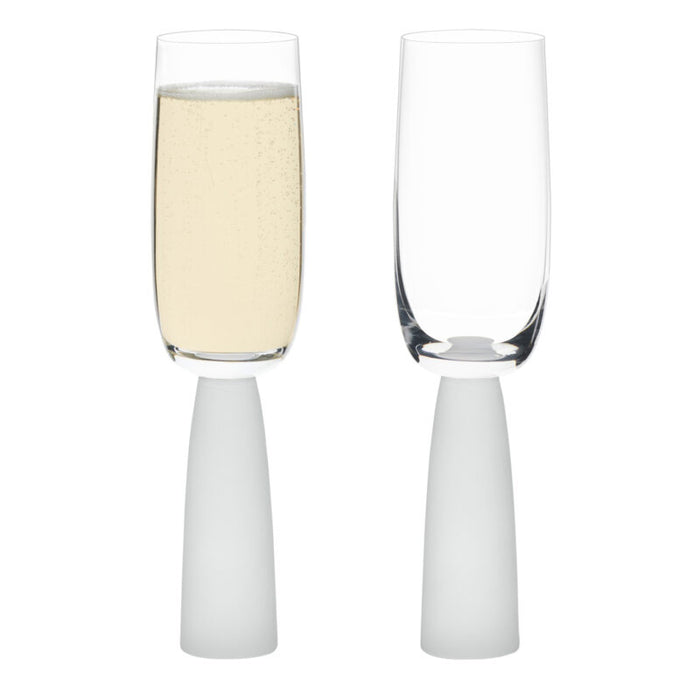 ASD Oslo Champagne Flutes Frost, Set of 2