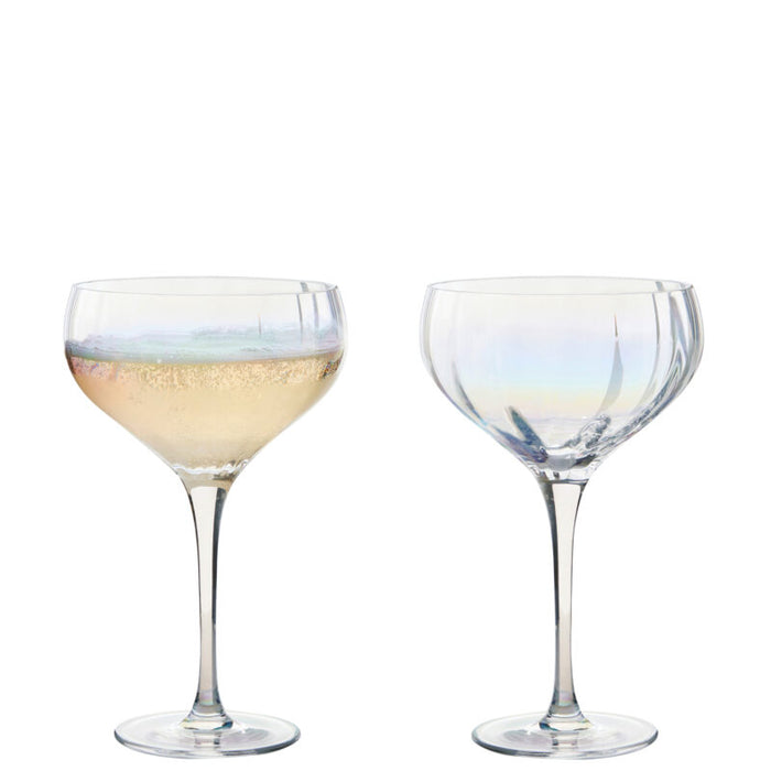 ASD Palazzo Champagne Saucers, Set of 2