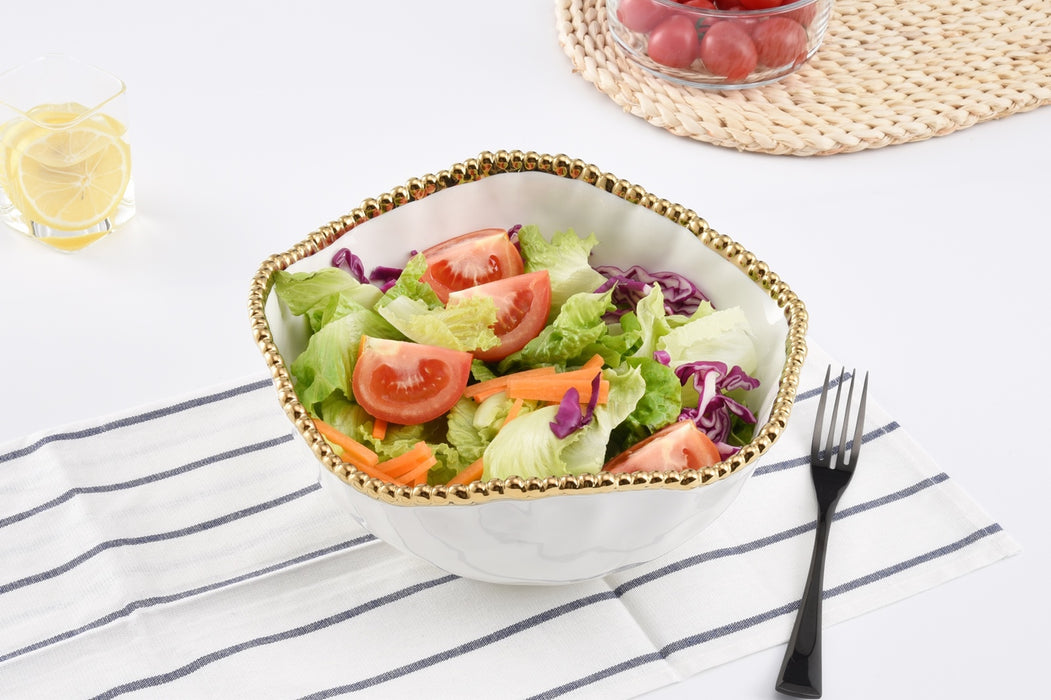 Pampa Bay Golden Salerno Large Salad Bowl