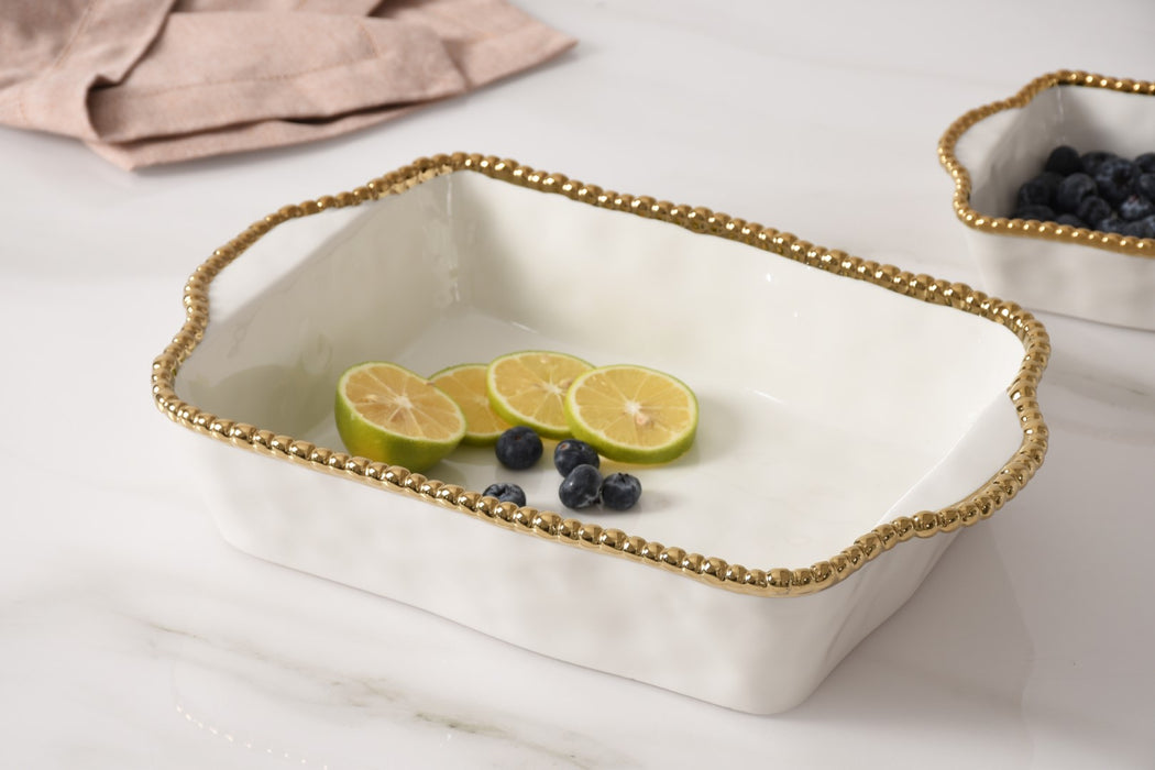 Pampa Bay Golden Salerno Rectangular Baking Dish