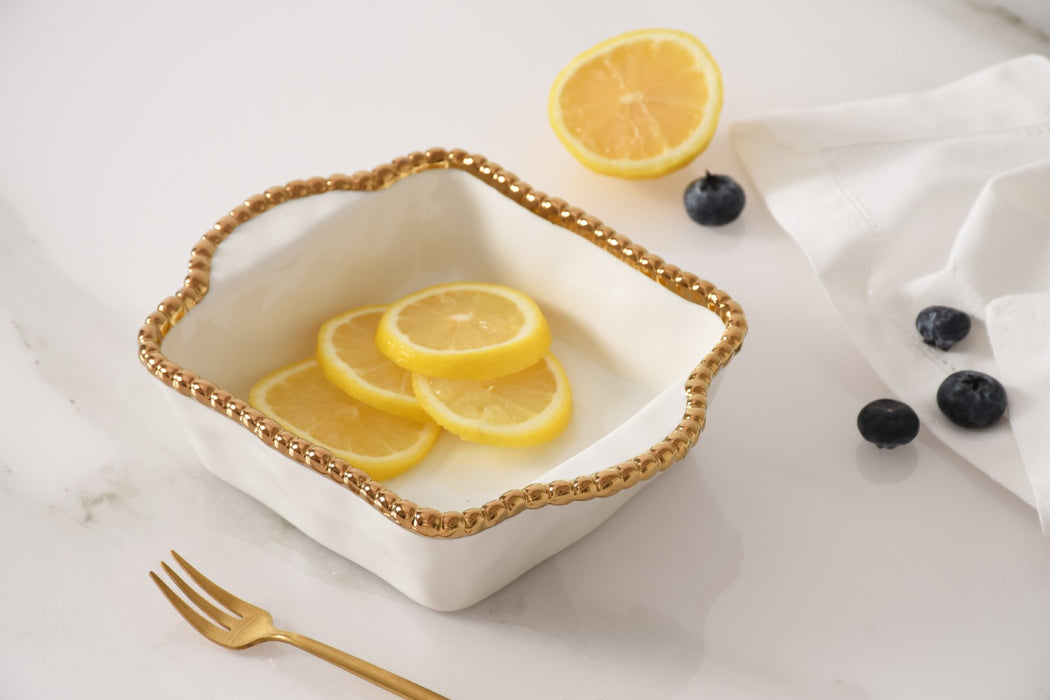 Pampa Bay Golden Salerno Square Individual Baking Dish