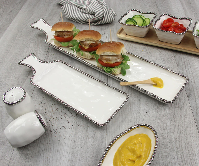 Pampa Bay Get Gifty Salerno Set of 3 Square Bowls on Tray