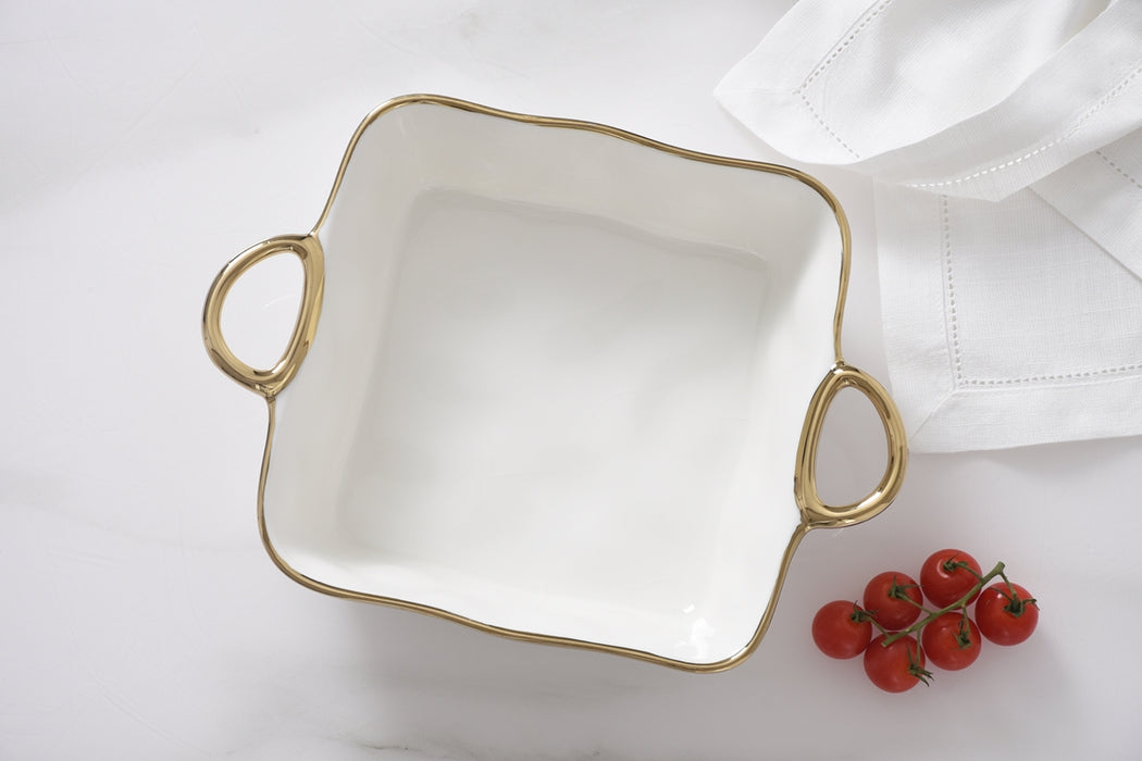 Pampa Bay Golden Handles 8″ x 8″ Square Baking Dish