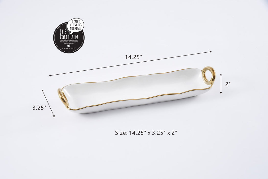 Pampa Bay Golden Handles Cracker Tray