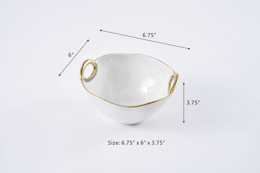 Pampa Bay Golden Handles Medium Bowl