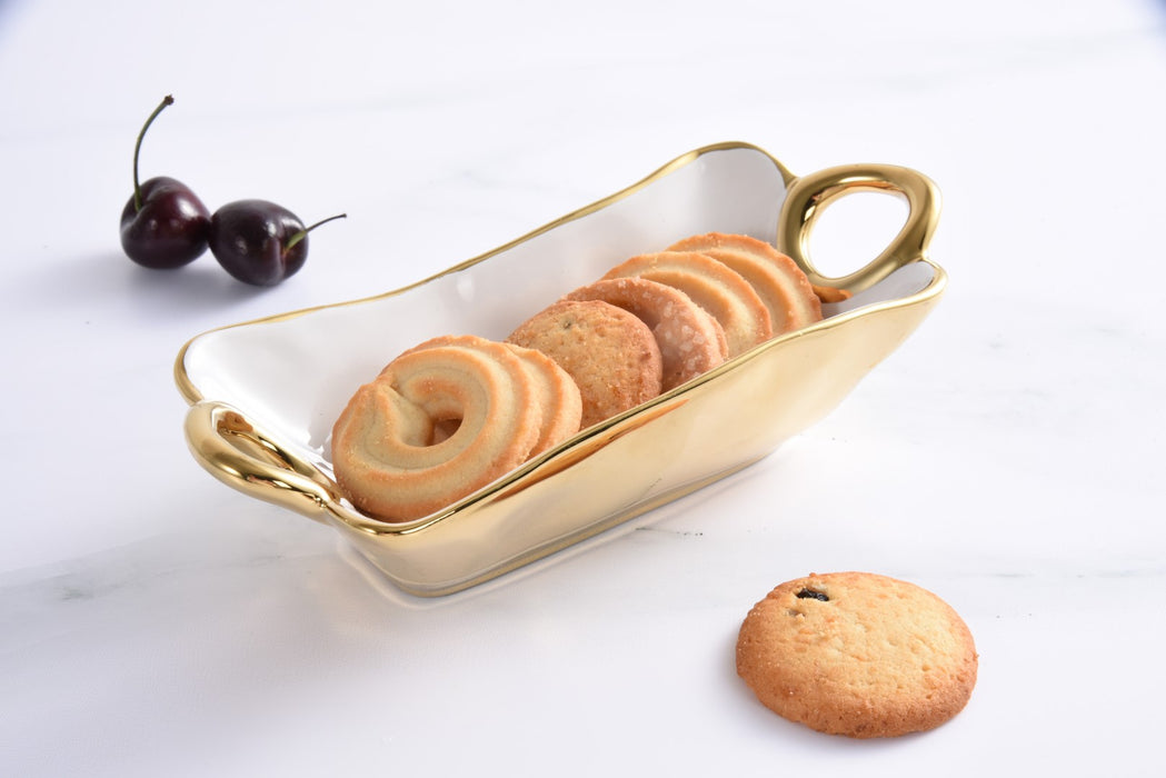 Pampa Bay Golden Handles  Mini Rectangular Bowl