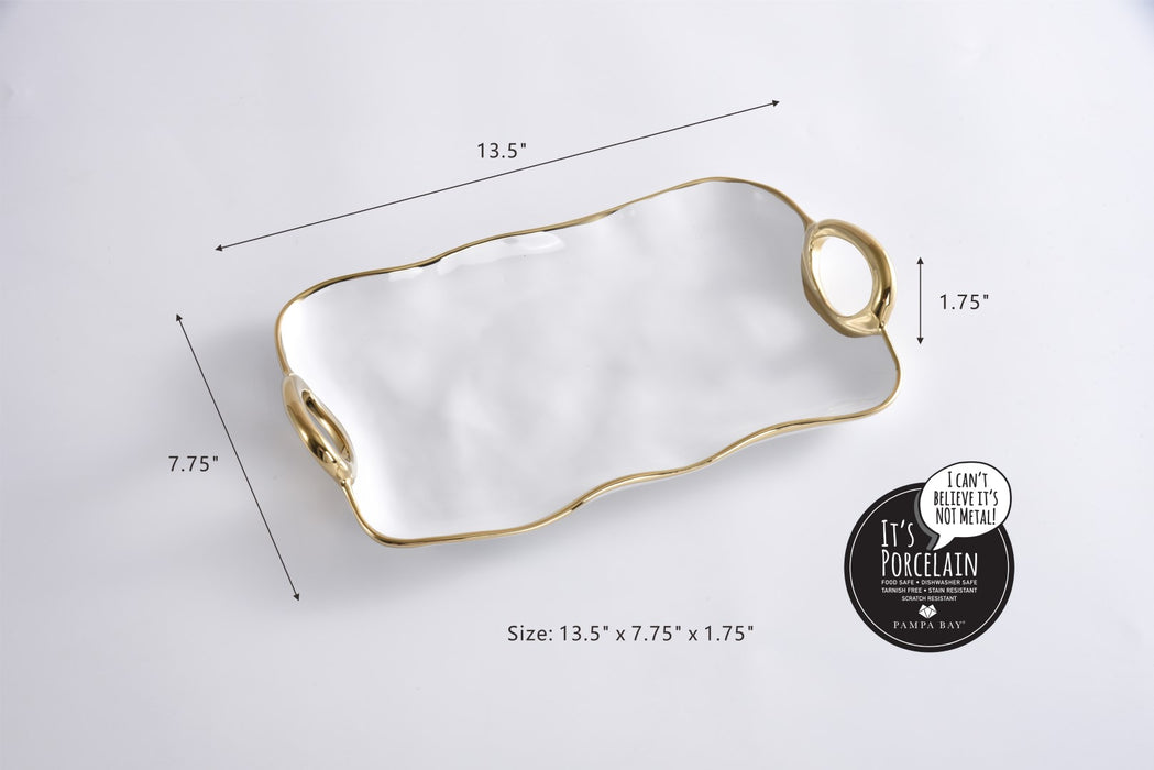 Pampa Bay Golden Handles Small Platter