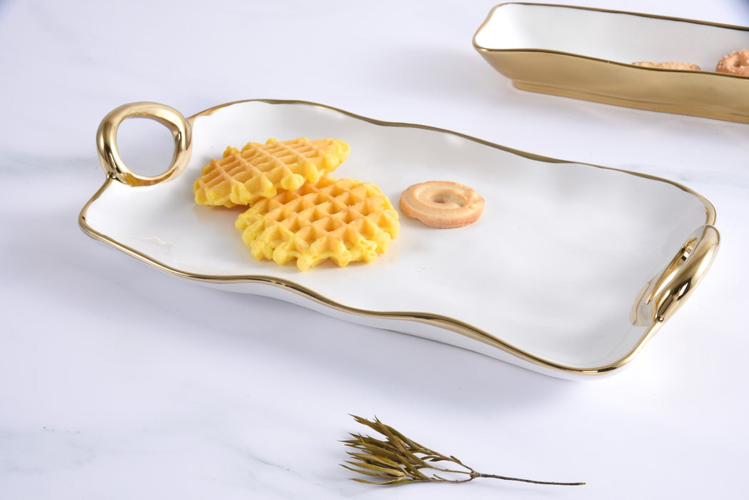 Pampa Bay Golden Handles Small Platter