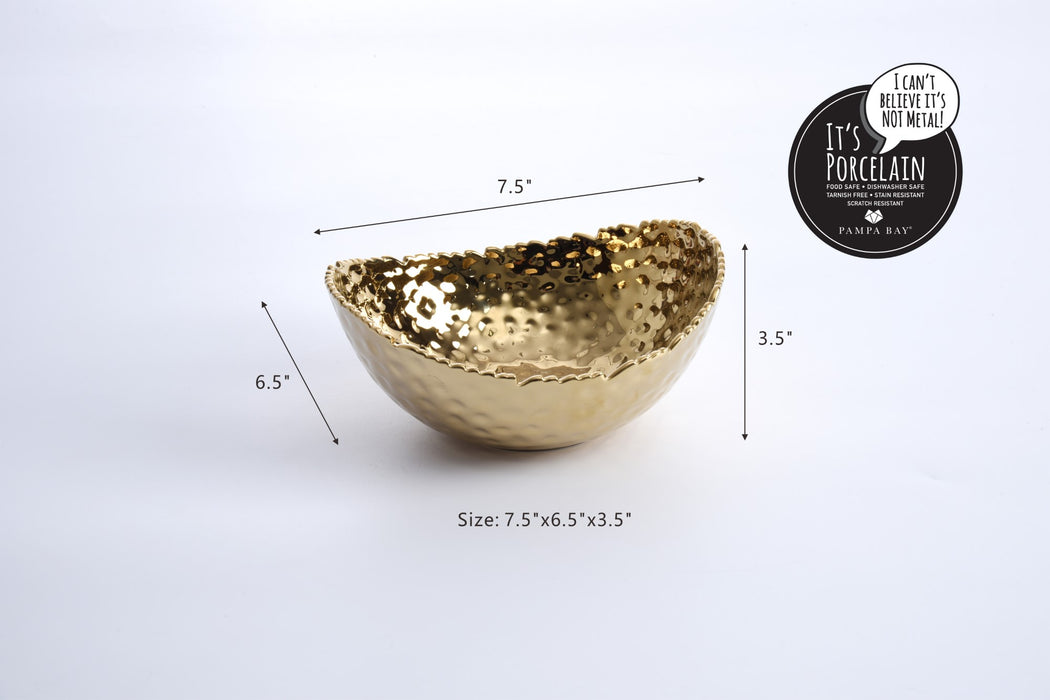 Pampa Bay Golden Millennium Medium Oval Bowl